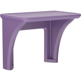 Endurance All Plastic Wall Mounted Desk, 36" x 24", Indigo