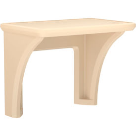 Endurance All Plastic Wall Mounted Desk, 36" x 24", Sand