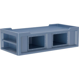 Endurance Bed 2.1 with Side/End Storage Compartments, 86" x 42", Midnight Blue