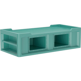 Endurance Bed 2.1 with Side/End Storage Compartments, 86" x 42", Aqua