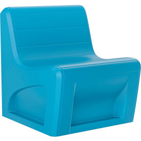 Sync Armless Modular Chair with Ballast Door, 29"W x 32"D, Slate Blue