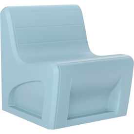 Sync Armless Modular Chair, 29"W x 32"D, Blue Gray