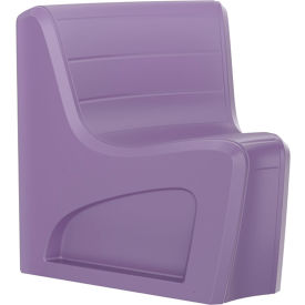 Sync Armless Modular Wedge Chair with Ballast Door, 31"W x 32"D, Indigo