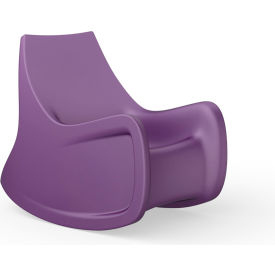 Radial Rocker Rocking Arm Chair with Access Door, 30"W x 45-1/2"D, Indigo