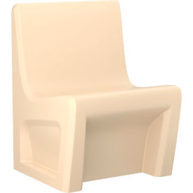 Sentinel Armless Chair with Ballast Door, Gangable, 24"W x 24"D, Sand