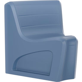 Sync Armless Modular Wedge Chair, 31"W x 32"D, Midnight Blue