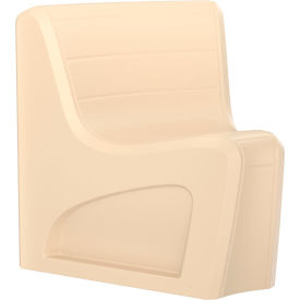Armless Modular Wedge Chair with Ballast Door, 31"W x 32"D, Sand