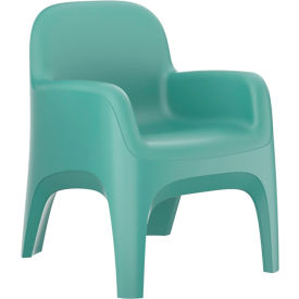 Endurance Crew Arm Chair, 25"W x 26"D, Aqua