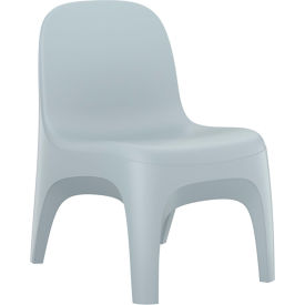 Endurance Armless Crew Chair with Bolt Down Kit, 22"W x 26"D, Gray