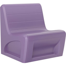 Sabre Armless Chair with Access Door, Gangable, 31"W x 32"D, Indigo