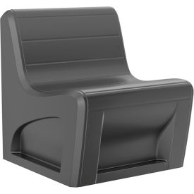 Sync Armless Modular Chair, 29"W x 32"D, Black