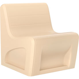 Sync Armless Modular Chair with Ballast Door, 29"W x 32"D, Sand