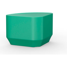 Endurance Wedge End Table, 19" x 27", Green