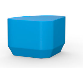 Endurance Wedge End Table, 19" x 27", Slate Blue