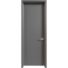 Prehung Welded Frame Commercial Door Kit, Cylindrical Lock, Left Hand, 42"W x 96"H
