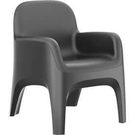 Endurance™ Crew Arm Chair with Bolt Down Kit, 25"W x 26"D, Black