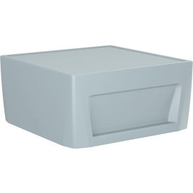Sync End Table with Ballast Door, 31" x 31", Gray