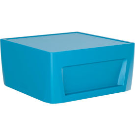 Sync End Table, 31" x 31", Slate Blue