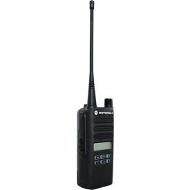 CP100D UHF Two-Way Radio, Display Screen & Limited Keypad, Analog, 4 Watt, Black