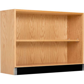 Access Open Shelf Bookcase, 48"W x 12"D x 35"H, Red Oak