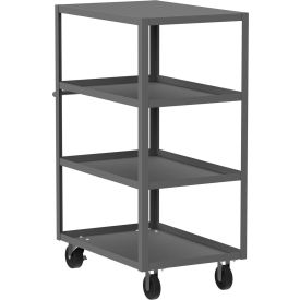Steel Flat Top Utility Cart with 4 Shelves, 3600 lb. Capacity, 41"L x 24"W x 56"H