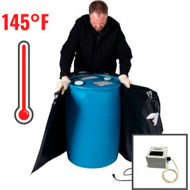 Insulated PRO Model Drum Heater For 55 Gal. Cap., Up to 145°F, 120V