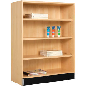 Access Open Shelf Bookcase, 36"W x 12"D x 48"H, Maple