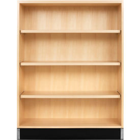 Access Open Shelf Bookcase, 36"W x 16"D x 48"H, Maple