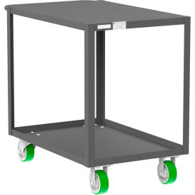 Steel Flat Top Utility Cart with 2 Shelves, 2000 lb. Capacity, 41"L x 24"W x 36"H