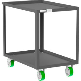 Steel Utility Cart with 2 Shelves, 2000 lb. Capacity, 41"L x 24"W x 36"H