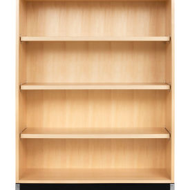 Access Open Shelf Bookcase, 36"W x 22"D x 48"H, Maple