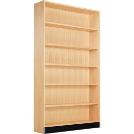 Access Tall Open Shelf Bookcase, 36"W x 12"D x 84"H, Maple