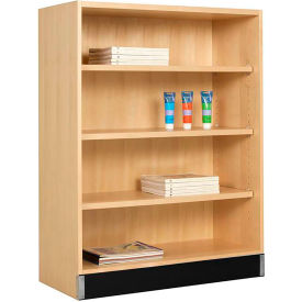 Access Tall Open Shelf Bookcase, 48"W x 22"D x 84"H, Maple