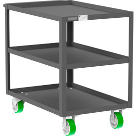 Steel Utility Cart with 3 Shelves, 2000 lb. Capacity, 41"L x 24"W x 36"H