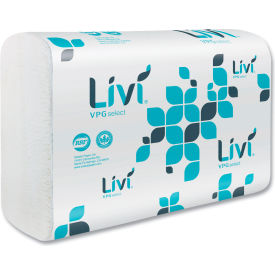 VPG Select Multi-Fold Towel, 1-Ply, 9-7/16"W x 10-9/16"L, White, 220 Sheets/Pack, 10/Case