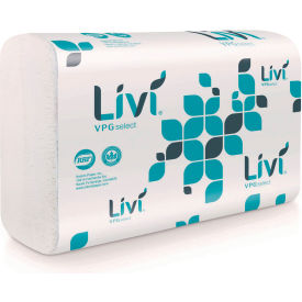 VPG Select Multi-Fold Towel, 1-Ply, 9-7/16"W x 9-1/16"L, White, 250/Pack, 16 Packs/Case