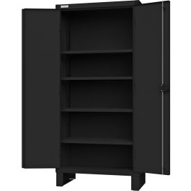 Industrial Duty Storage Cabinet, 36"W x 18"D x 78"H, Gray, All-Welded