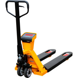 Pallet Jack Scale Truck, 5000 lb. Capacity, 27-3/16''W x 48''L Forks