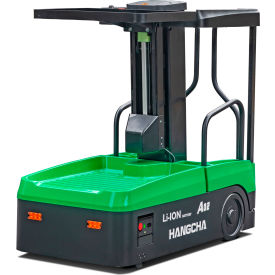 Electric Lithium-Ion Battery Powered Stock Picker, 173-5/8" Platform Height, 470 lb. Cap.