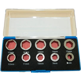 Last Chance Extractor Drive Bit Set, 8mm - 17mm Size, 10 Pieces