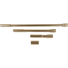 Square Drive Hex Bit Extension Set, 1/4" Drive, 1" - 10" Size, 4 Pieces