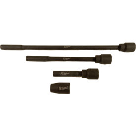 Square Drive Hex Bit Extension Set, 3/8" Drive, 1" - 10" Size, 4 Pieces