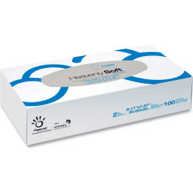 Heavenly Soft Facial Tissue, 2-Ply, White, 100 Sheets/Box, 30 Boxes/Case
