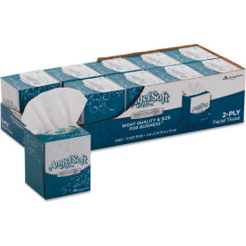 Ultra Facial Tissue, 2-Ply, White, 96 Sheets/Box, 10 Boxes/Case