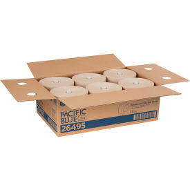 Pacific Blue Ultra Paper Towel, 1-Ply, 7-7/8"W x 1150'L, Natural, 6/Cs