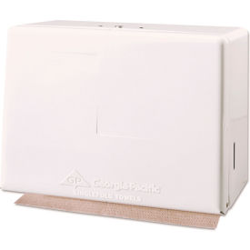 Space Saver Singlefold Towel Dispenser, Steel, White