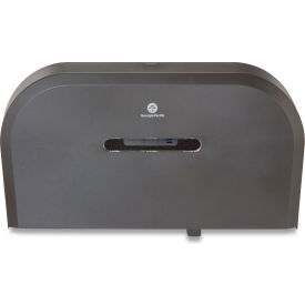 Jumbo Jr. Bathroom Tissue Dispenser, Two 9" Rolls, Black