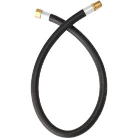 Rubber Jumper Hose, 1" NPT Male x Swivel Female x 24"L