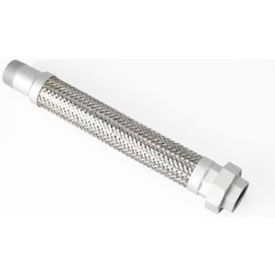 Braided Stainless Steel Jumper Hose, 1-1/2" NPT Male x Swivel Female x 36"L