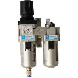 Filter/Regulator/Lubricator Unit, 3/8" NPT, 100 CFM, 175 Max PSI
